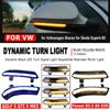 LED Blue Dynamic Turn Signal Blinker Sequential Side Mirror Indicator Light For VW GOLF 5 GTI Jetta MK5 Passat B5.5 B6 Sharan