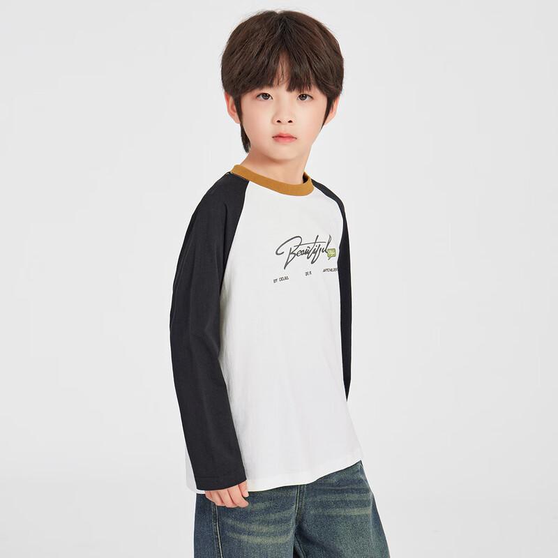 Daduoja Boys' Autumn Cotton Long Sleeve T-Shirt