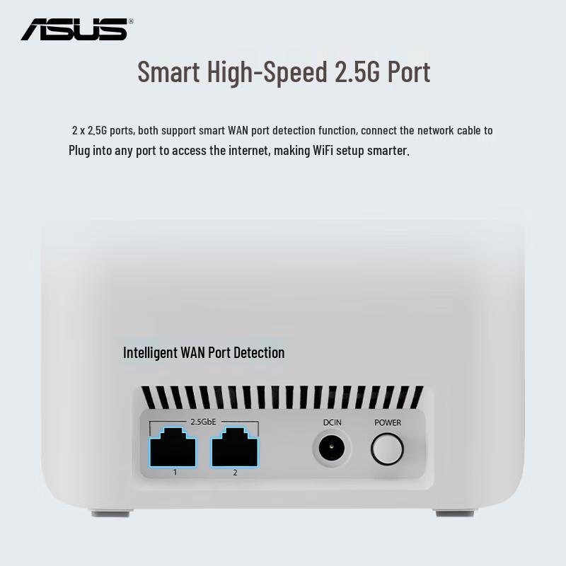 ASUS ZenWiFi Cube BD4 WiFi 7 Mesh Router System (CN version)