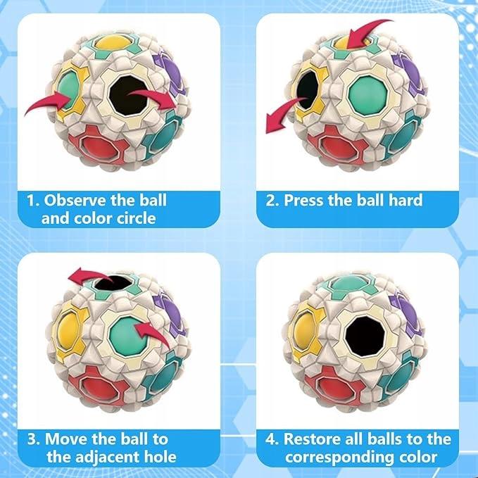 Ball Puzzle Logic Toy Luminescent Anti-stress Massager POP IT