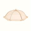 Nordic Style Golden Foldable Dish Cover Dust-Proof Fly-Proof Food Table Cover for Household