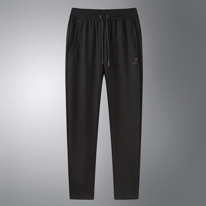 

Dibenze Men s Plus Size Cotton Blend Straight-Leg Casual Pants 9XL