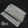 50pcs/pack Dentist Clinic Disposable Surgical Suction Tips Suction Tube Long Slim Type Dental Consumable Material