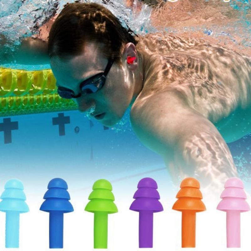 10Pairs Soft Silicone Ear Plugs Waterproof Noise Insulation Sleeping Swimming Earbuds Multi-functional Anti-noise Study Earplug
