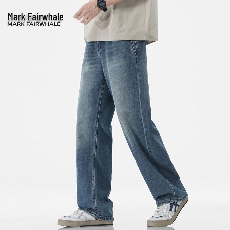 Mark Fairwhale Men's Loose Straight-Leg Jeans