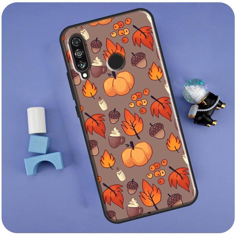Herbstkürbisse Für Huawei Nova 11 Pro 9 10 SE 7i 8i 11i 12i Y60 Y61 Y70 Y72 Y73 Y90 Y91 P30 P40 Lite Hülle