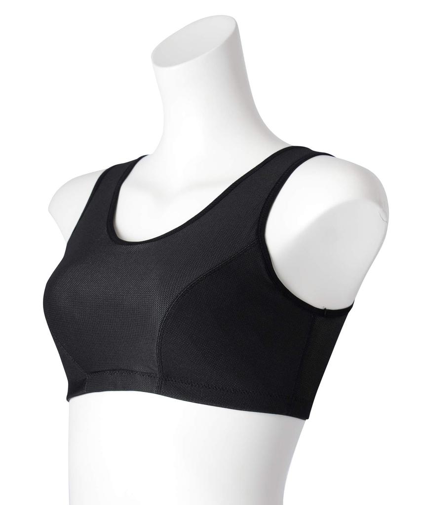 Wacoal Sports CW-X Bra, Sweat-Wicking, Quick-Drying, 5-Way Support, Wireless, Marathon, HTY138, BL, GH/LL