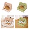 Cute Cat Tent House Removable Clean Dog Tent Bed Breathable Cool Cats Summer Cave Large Space Puppy Kitten House Pet Accessories