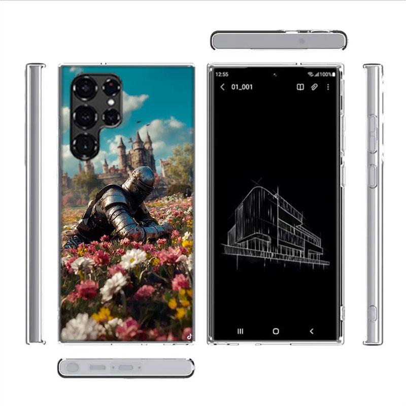 Flower Knight of the Light Cases Phone Case for Samsung Galaxy S26 Ultra S25 Edge S24 S23 FE S21 Plus S20 S22 S10 Cover TPU Capa