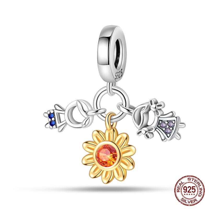 Original 925 Prata Esterlina Cor Mágica Camaleão Luminoso Série Charme Contas Adequado Ajuste Pulseira DIY Jóias Presentes