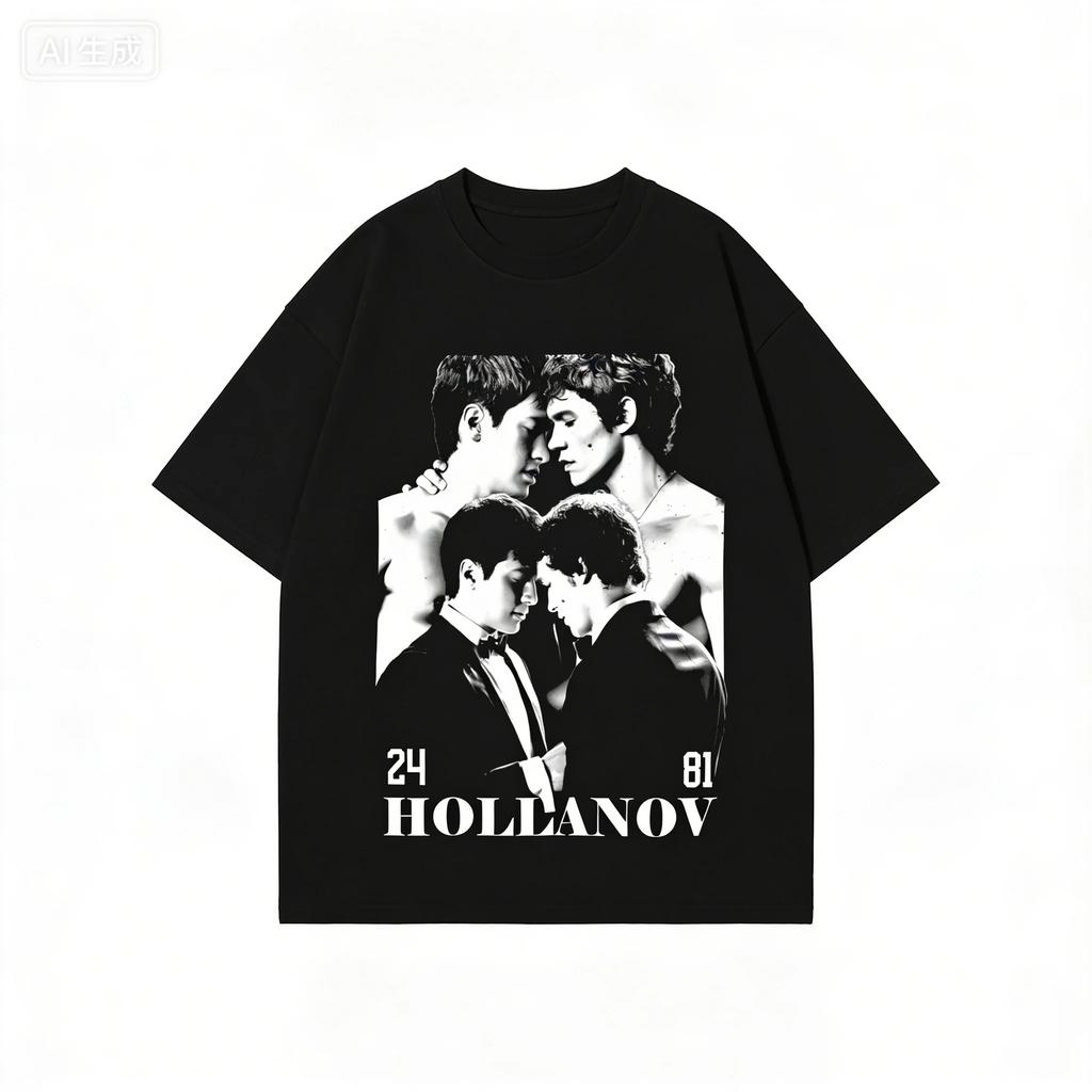 Shane Hollander Heated Rivalry Tshirt Hollanov Tops Hudson Williams Connor Storrie Tee Ilya Rozanov Shane Hollander Clothing