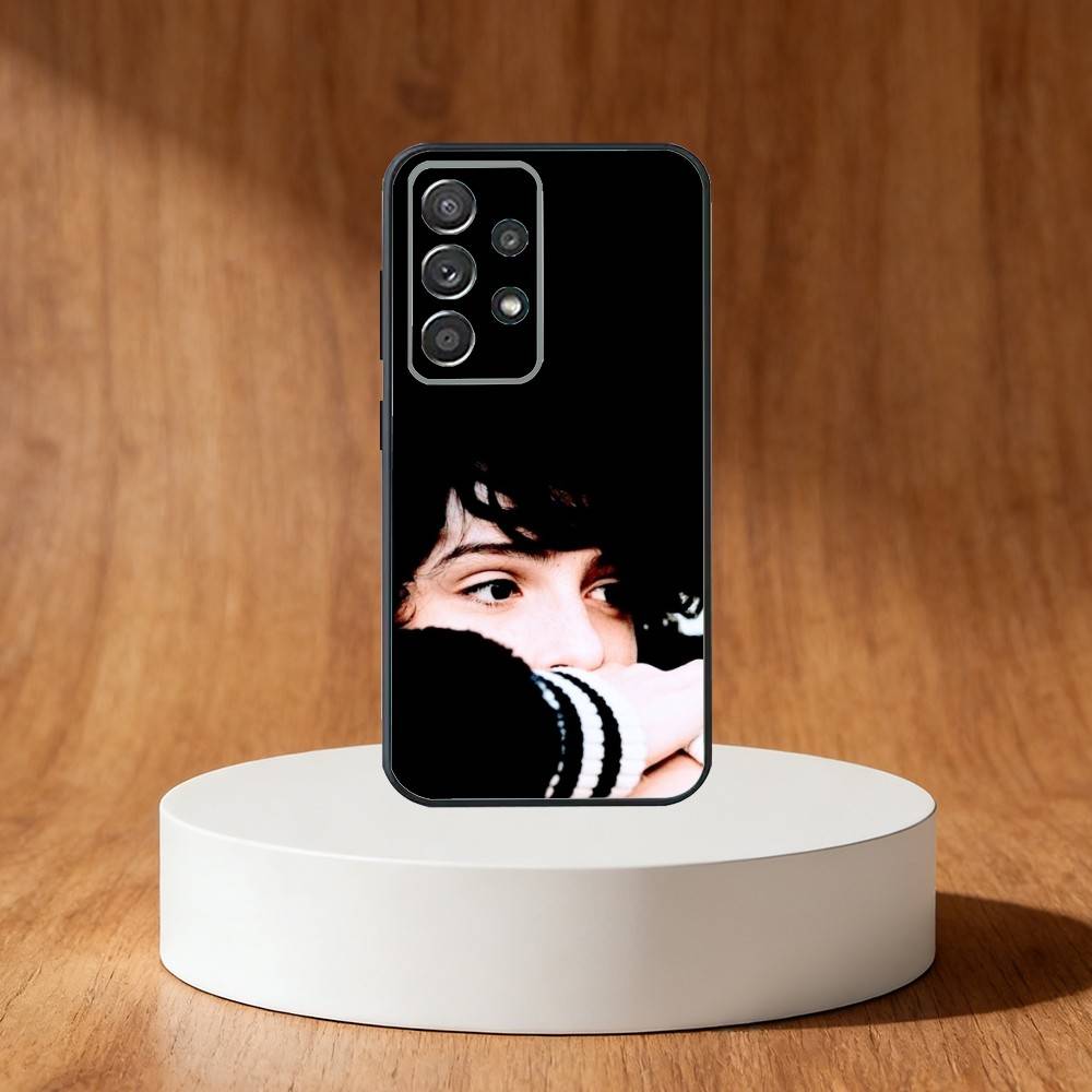 Actor Finn Wolfhard Phone Case For Samsung S25,S24,S21,S22,S23,S30,Ultra,S20,Plus,Fe,Note,10,9,5G Black Cover
