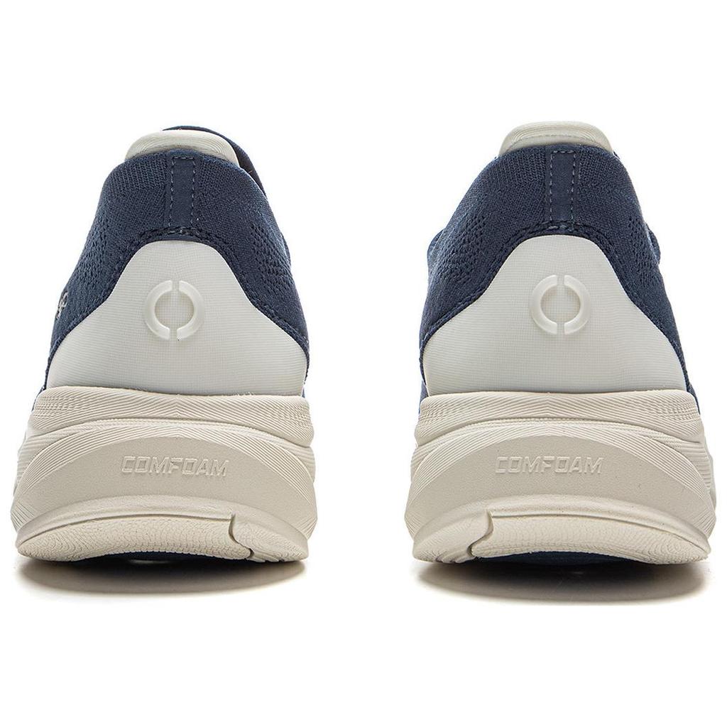 Li Ning SOFT GO 2 Slip Resistant, Abrasion Resistant, Rebound Cushioning, Lightweight Low Top Casual Shoes Men's Blue AGLV017-4