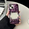 3D Canine Tooth Hollow Dissipate Heat Phone Case For iPhone 16 15 14 13 12 11 Pro Max Shockproof Electroplated Soft Cover