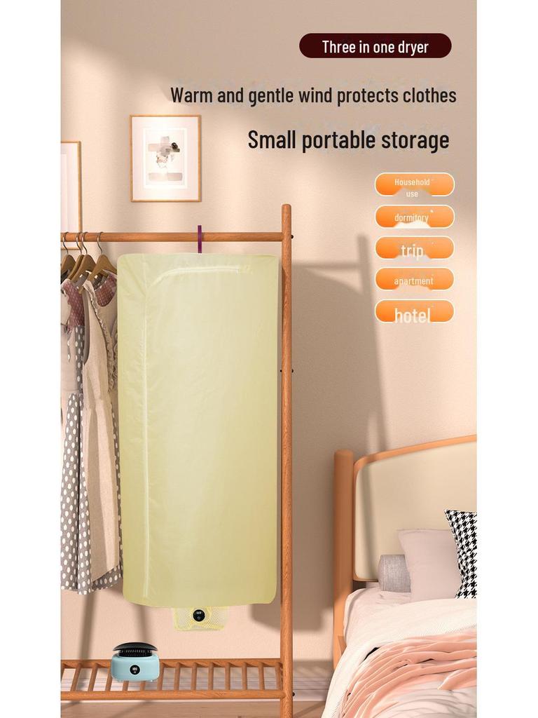 Portable 3-in-1 Foldable Air Dryer for Clothes, Shoes, and Baby Items