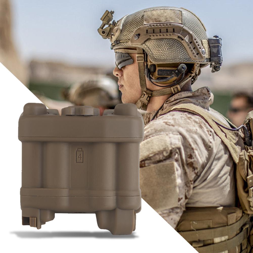 Battery Box Retention System Realistic Elastic Adjustment Balance Weight Bag Helmet NVG Battery Pouch for AN/PVS31 Battery Case