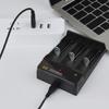 Professional 3 Slot Battery Charging System For 18650 26650 21700 Cells With Safety Circuit Design