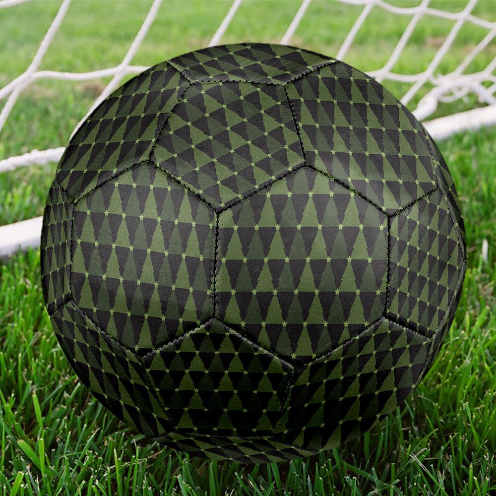1pc Christmas Tree Size 5 Soccer Ball Professional Match Training Football Indoor &Outdoor Sports Ball Lightweight Durable m6549