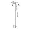 Lantern Stand Adjustable Height Lamp Pole Stick Portable Light Holder for Picnic