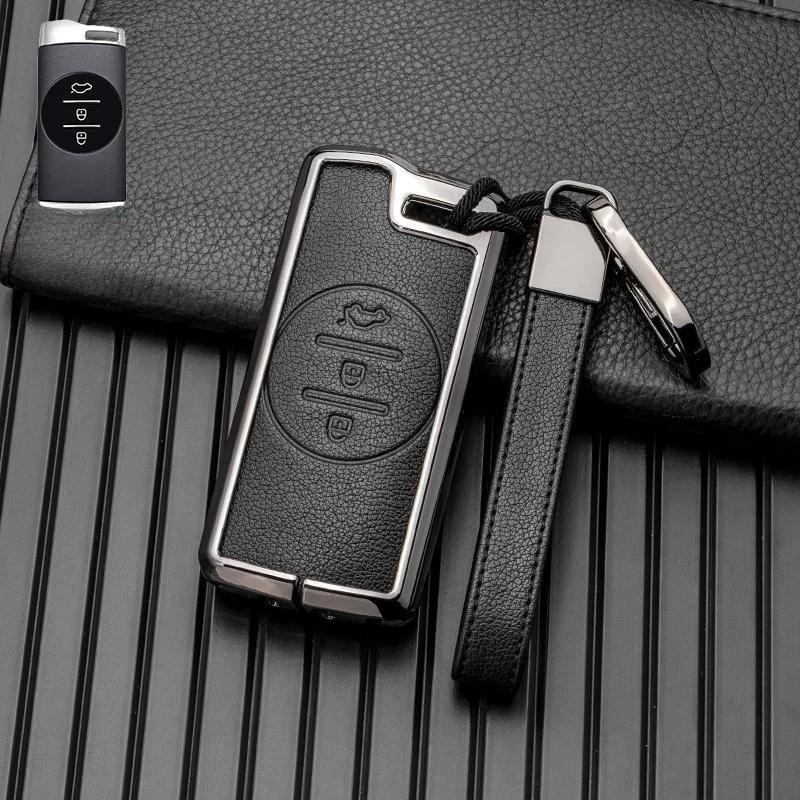 Car Key Cover Case Shell For Chery Tiggo 8 Arrizo 5 7 Pro EQ7 5x 3x Tiggo 7 Pro 2020 Gx Holder Keychain Accessories