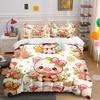 Blossoming Piggy Whimsy Bedding Sets Duvet Covers Pillowcases(1* Duvet Cover 2* Pillowcases Without Duvet Insert)