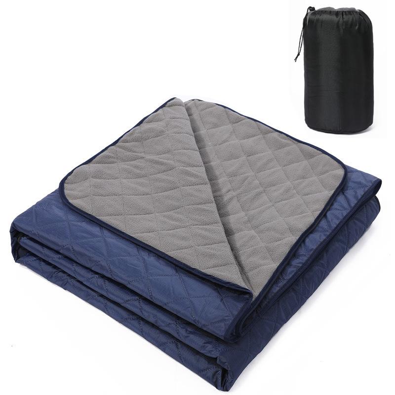 ChamXue Blanket Polar Fleece Portable Outdoor Camping Blanket Extra Large Waterproof Ground Mat Moisture-Proof Travel Blanket 200*140
