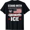 (Imprimé au dos) Nous Le Peuple Soutenons ICE T-shirt Unisexe