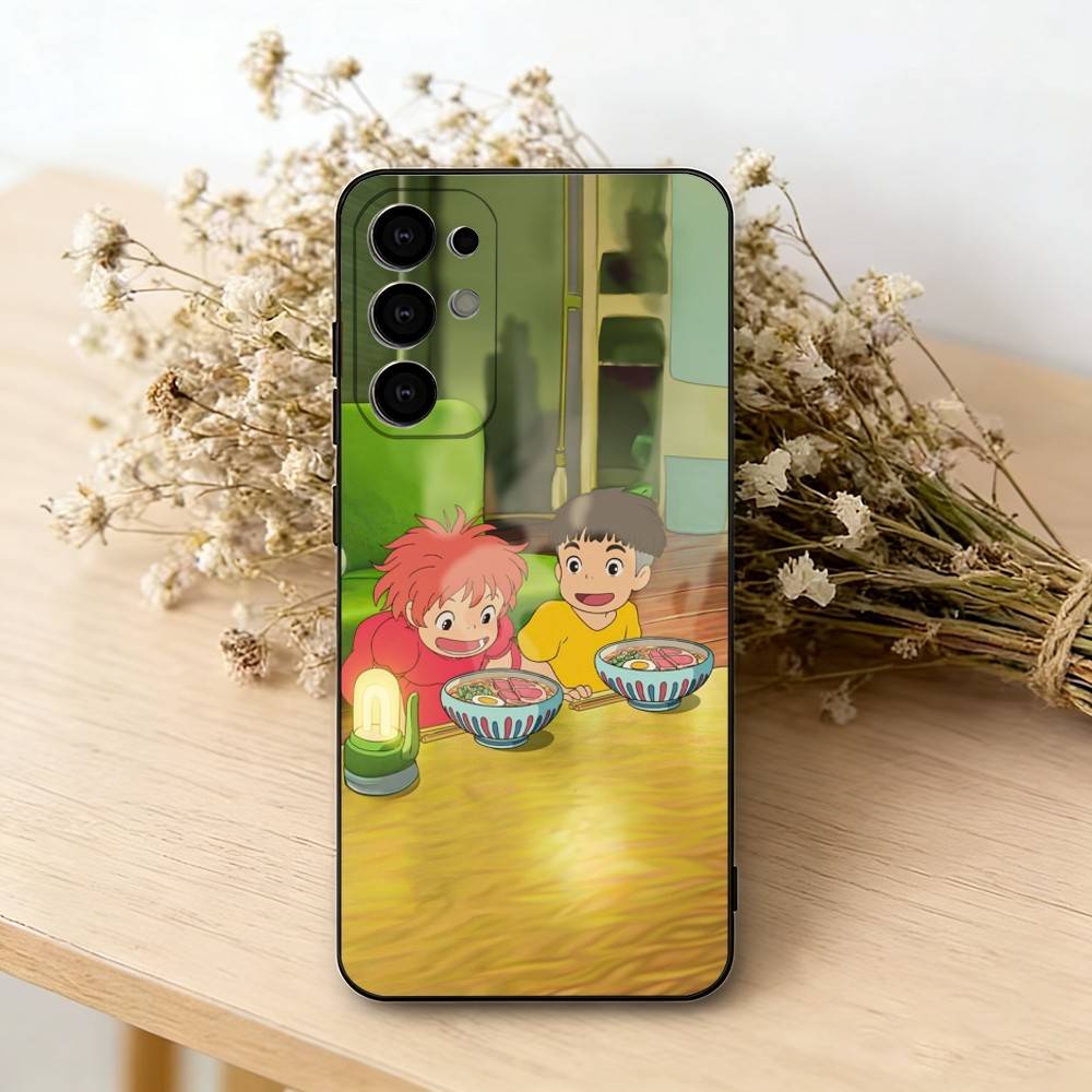 

Ponyo Sosuke Ocean Phone Case For Samsung S25,S24,S21,S22,S23,S30,Ultra,S20,Plus,Fe,Lite,Note,10,Black Cover Samsung S21 S305G