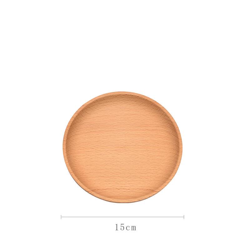 Dieruien Beechwood Round Serving Tray