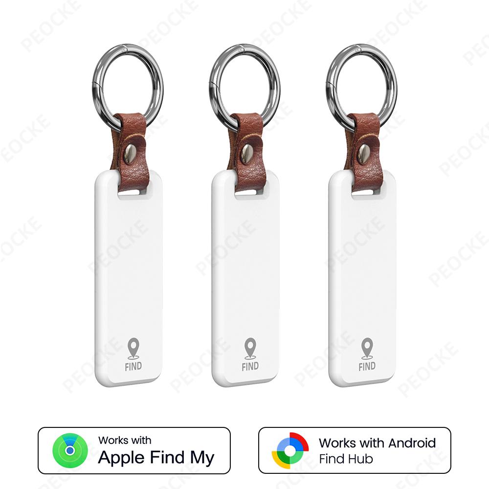 Dual System Item Finder Bluetooth GPS Tracker Works With Google Find Hub Apple Find My Alternative To AirTag Smart Location Tag