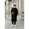 Men's Autumn and Winter Mink Fur Coat Long Knee-length Artificial Fur Coat Thick Plush Windbreaker Cotton Coat Trendy