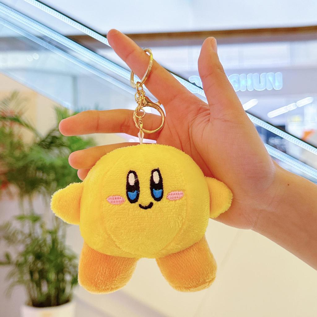 Kirby Pink Plush Doll Keychain Charm