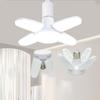 E27 Lighting Foldable Light LED Chandelier 90-Degree Adjustable Wings