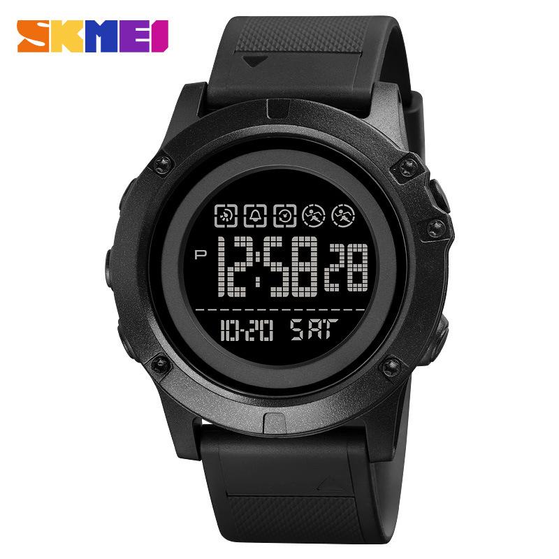 Multifunctional Large Dial Chronograph Stopwatch Luminous Dual-time Student Outdoor Sports Electronic Watch