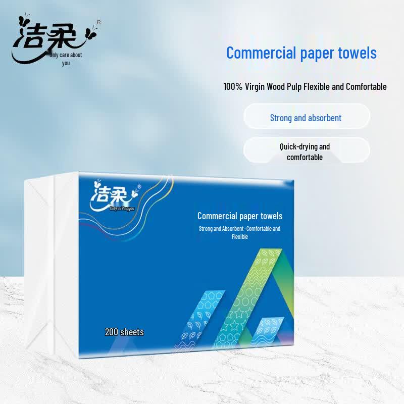 Jierou Commercial Pull-Out Hand Towels, Soft Pack