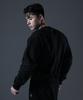 CARMID Lettering Noble Black Embroidered Sweatshirt