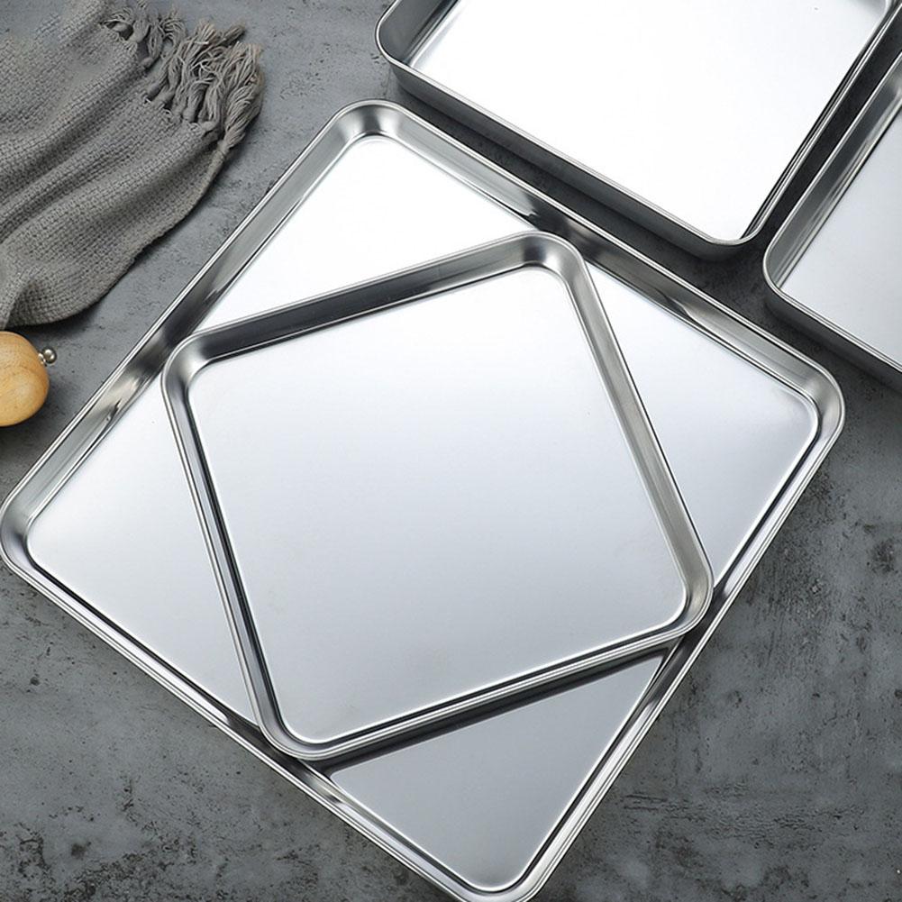 Stainless Steel Oven Baking Tray For Cookie Sheet for For Cookie Preparation