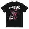 Streetwear Casual Music Band Gorillazs Punk Rock Fashion Printed Tshirt 90s Retro Short Sleeve Plus Size TShirt Unisex Tee Top