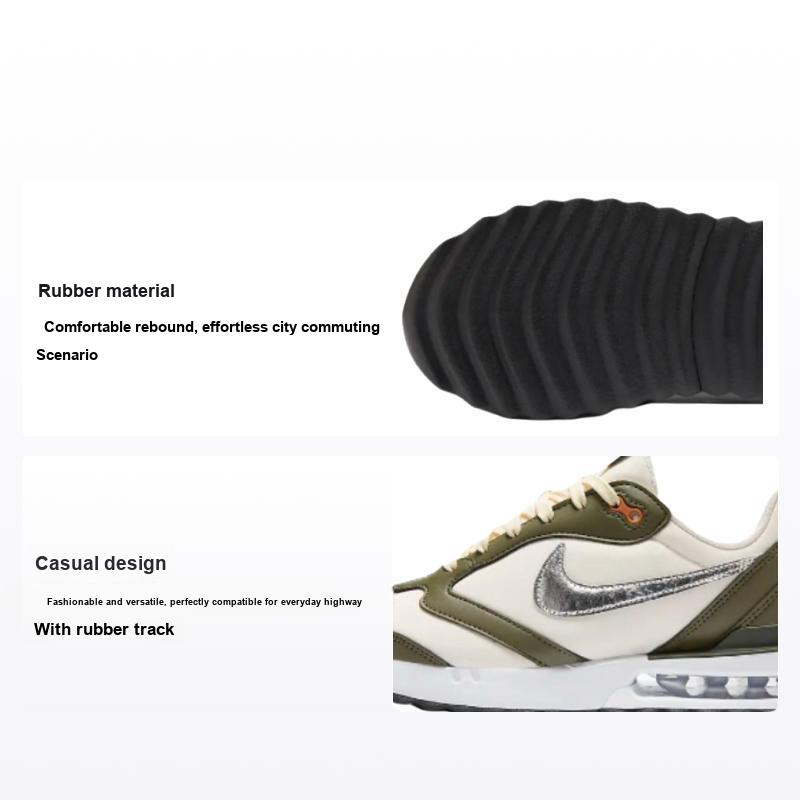 Женские кроссовки Nike Air Max Dawn цвета хаки, металлик серебристый, зеленый фантом, белый FZ4239-300 36.5