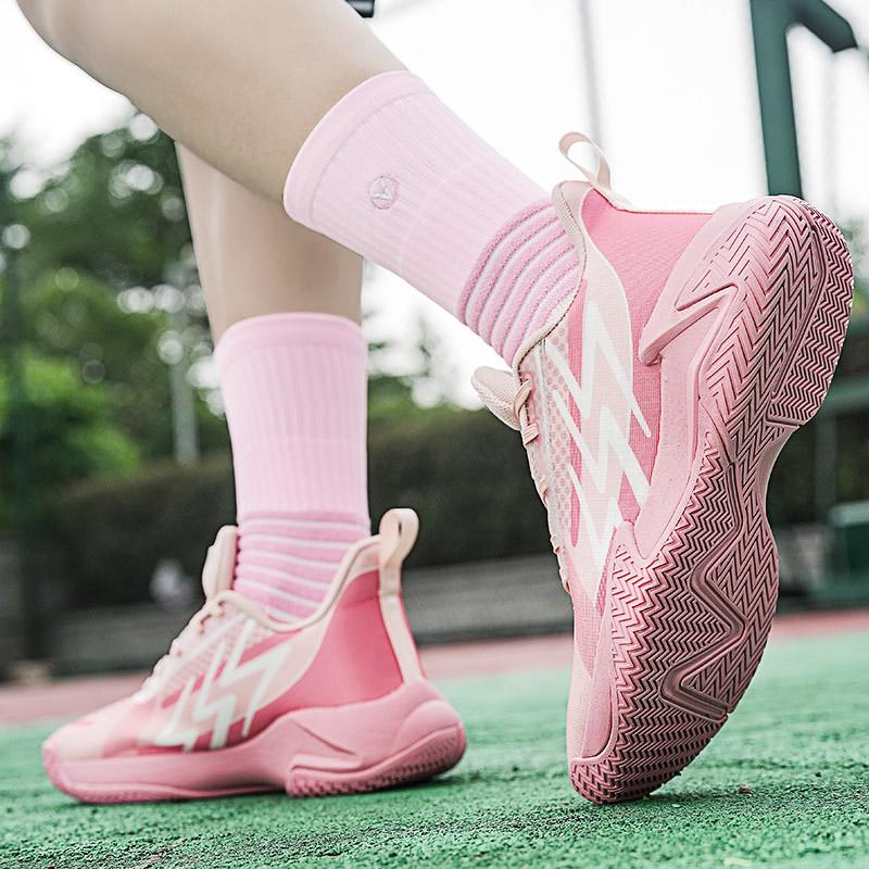 Men Basketball Shoes High-Quality Training Sports Sneakers Original Breathable Waterproof Original Non-slip Basketball Boots