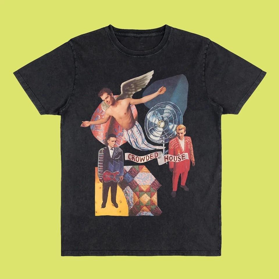 Crowded House Band 1986 Album Funny T Shirt Black Unisex S-5XL E1686 4XL