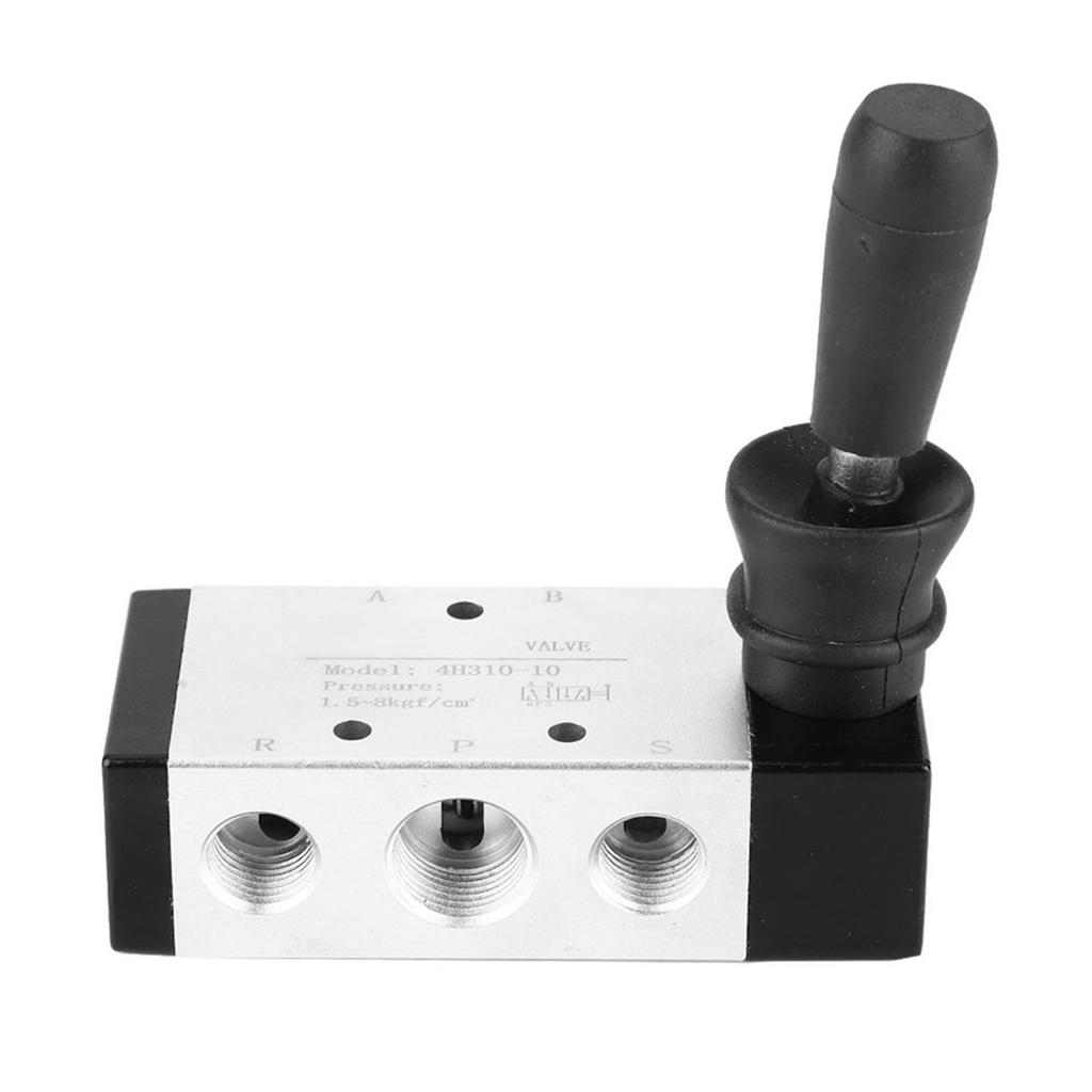 Pneumatic Manual Control Valve 5 Port 2 Position Hand Lever Valve 0~0.8Mpa (4H210-08)