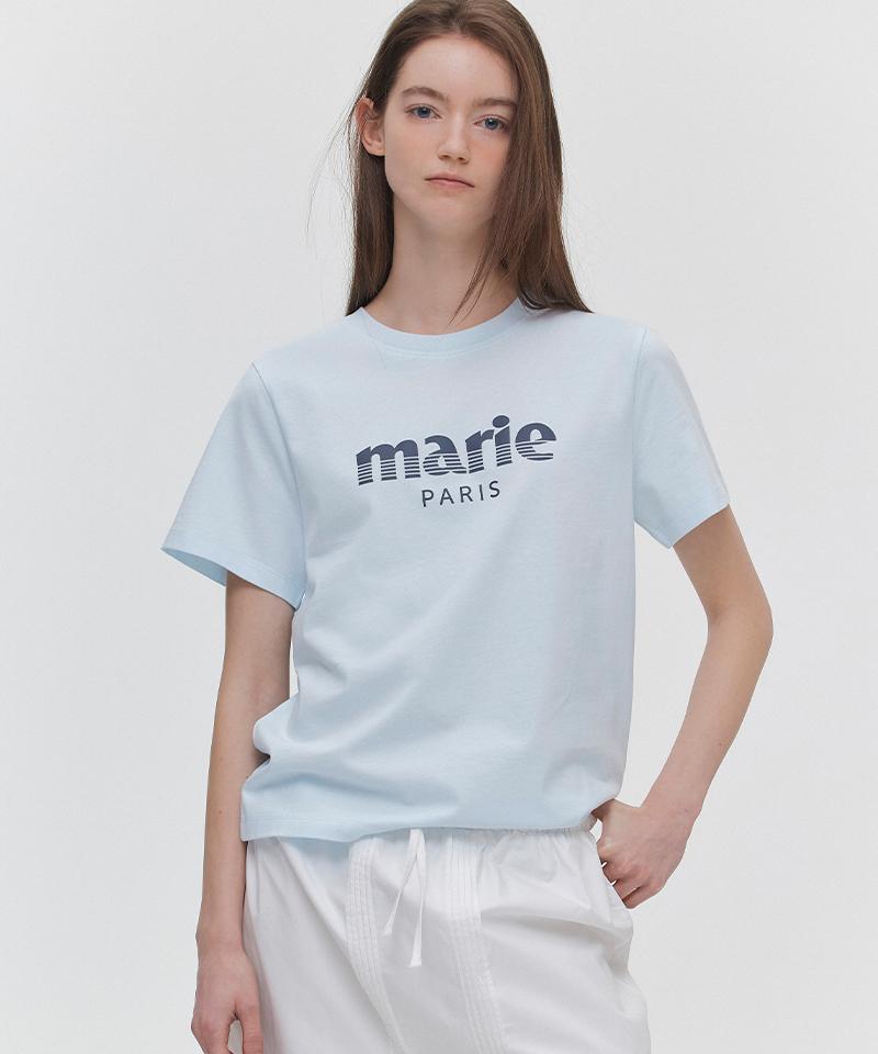 MARIE CLAIRE Stave Logo Short Sleeve T-Shirt (Magbts15Msb)