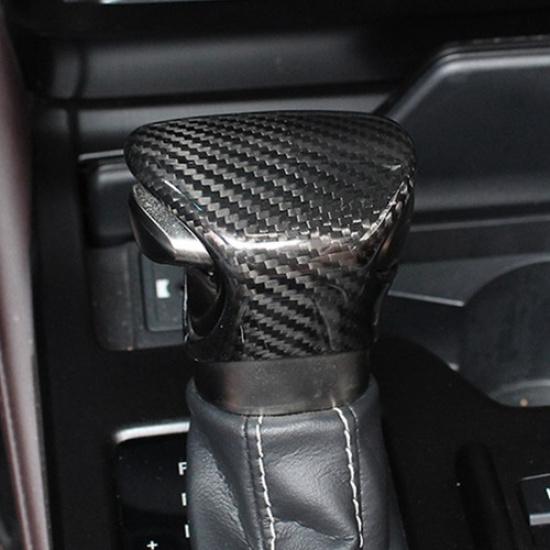 Carbon Fiber ABS Gear Shift Knob Head Cover Trim For Lexus ES/UX/LX