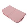 Foldable Stand Up Makeup Brushes Organizer Water Proof Large Capacity Portable Cosmetic Brush Bag for Travel Pink