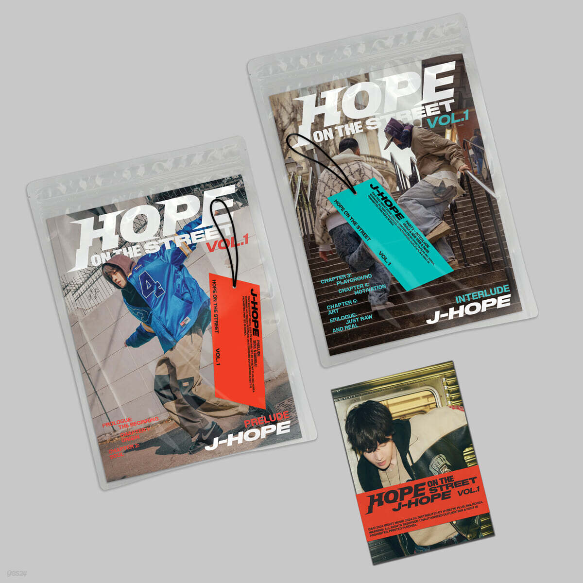 

j-hope - HOPE ON THE STREET VOL.1 [Photobook 2 types + Weverse Albums ver. SET]