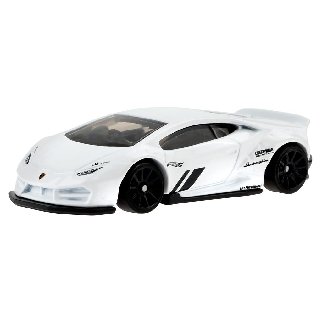 Hot Wheels Basic Car LB Works Lamborghini Huracan Coupe 3 and HHF36 White Mini [Ages up]