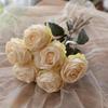 1Pc 6 Heads Multicolor Rose Bouquet Artificial Flowers for Wedding Home Decoration Holiday Decoration Valentine's Day Gift