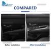 Carbon Fiber Style Car Window  Control Frame Cover LHD For Hyundai Tucson NX4 2025 2026 Sticker Interior Trim Accessories