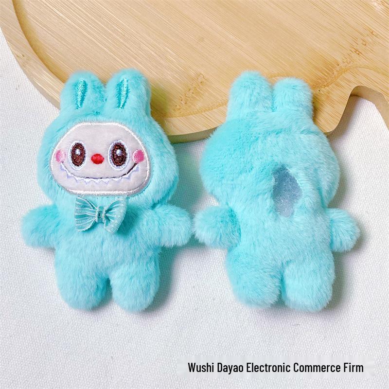 

Милый пищащий кулон Лабубу, плюшевая кукла-шарм